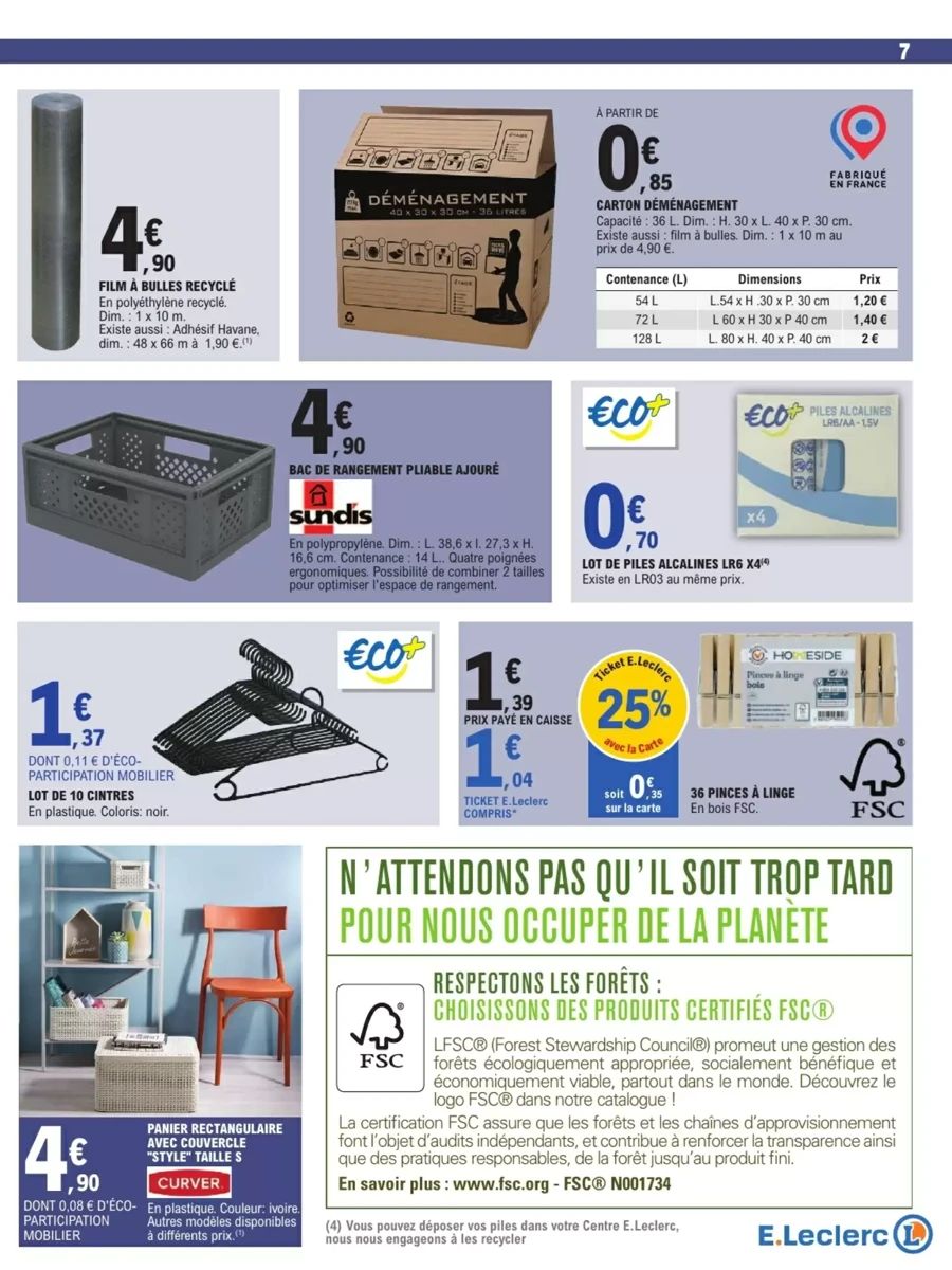Catalogue E.Leclerc, page 7 sur 16