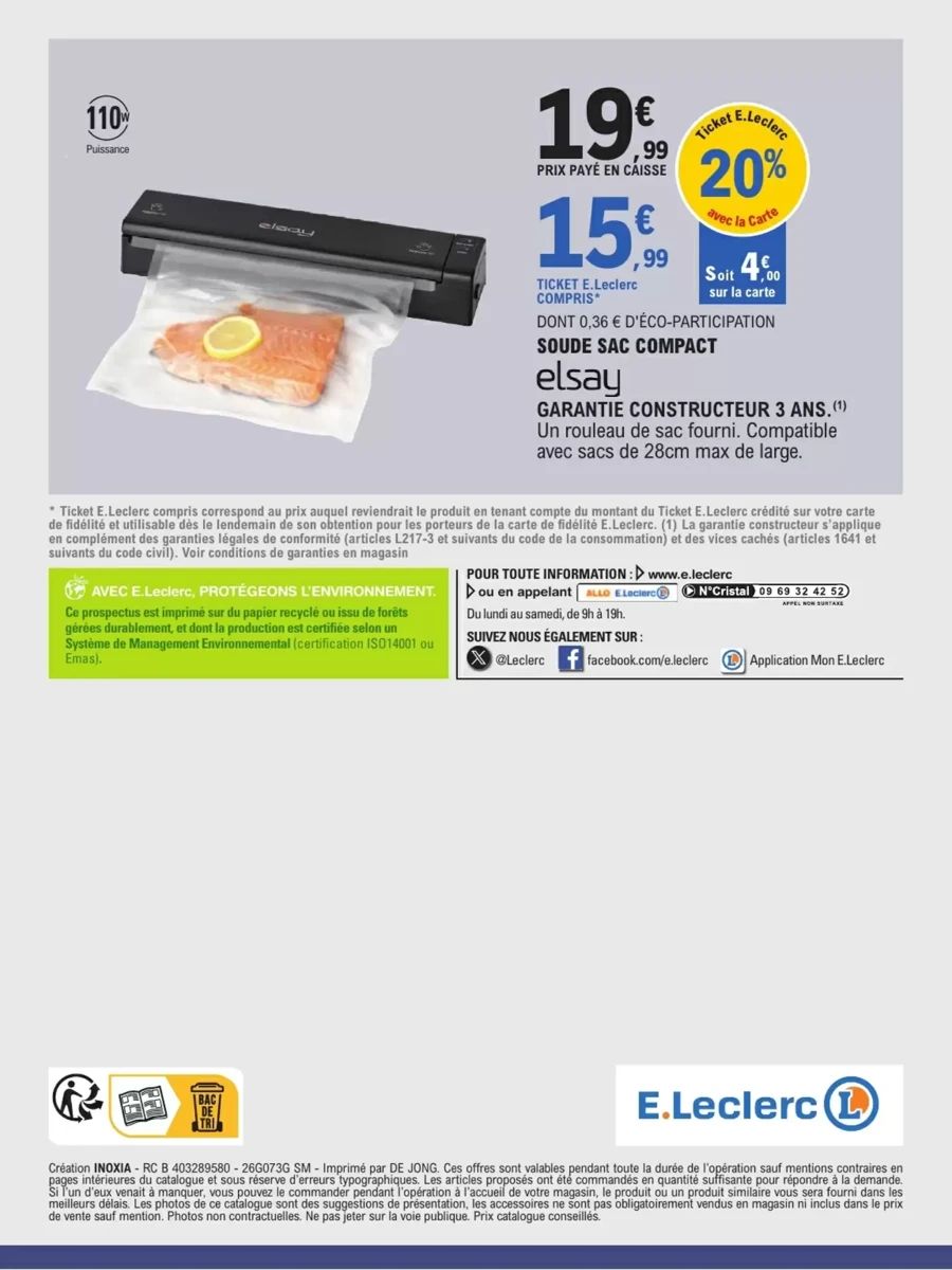 Catalogue E.Leclerc, page 16 sur 16
