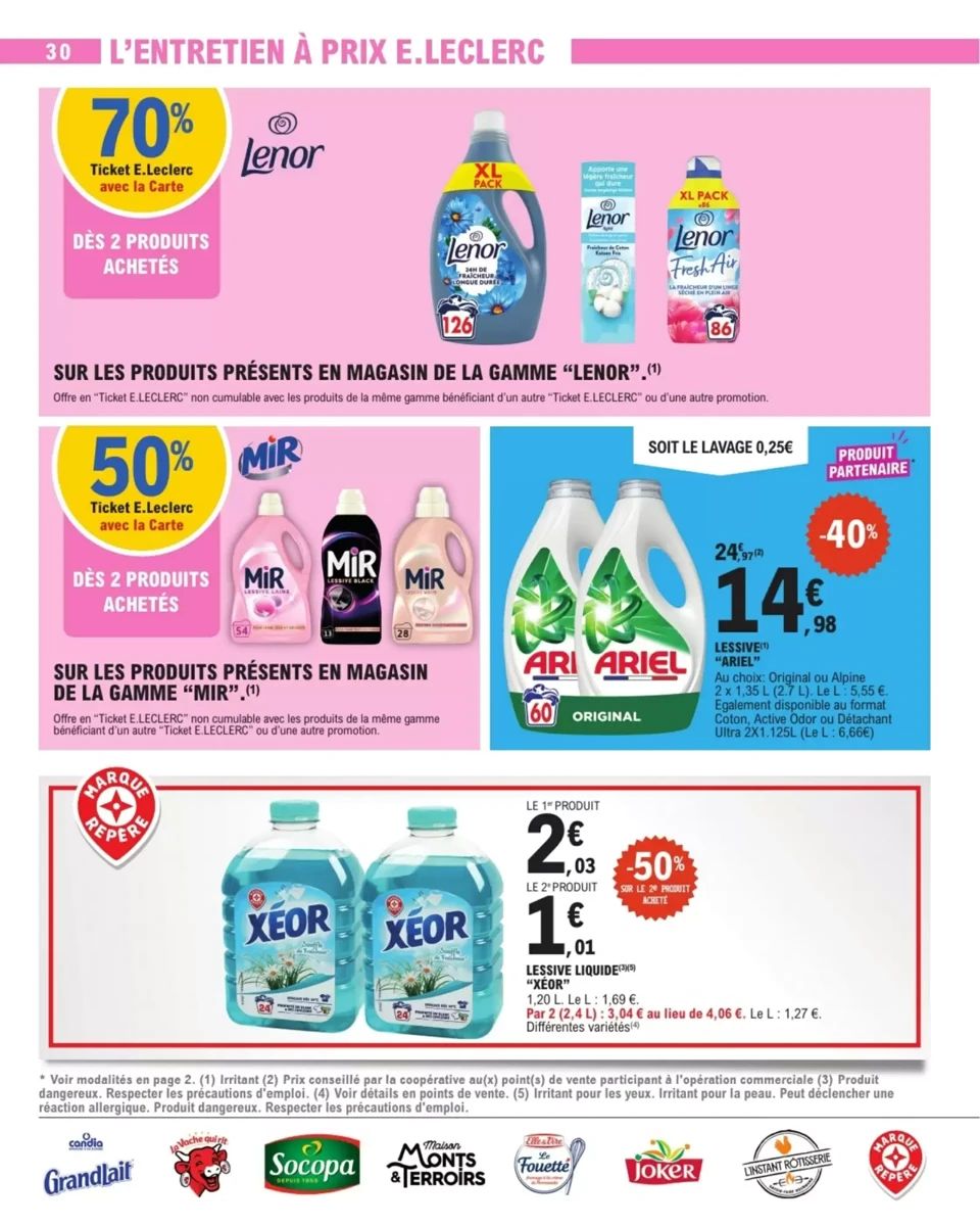 Catalogue E.Leclerc, page 30 sur 40