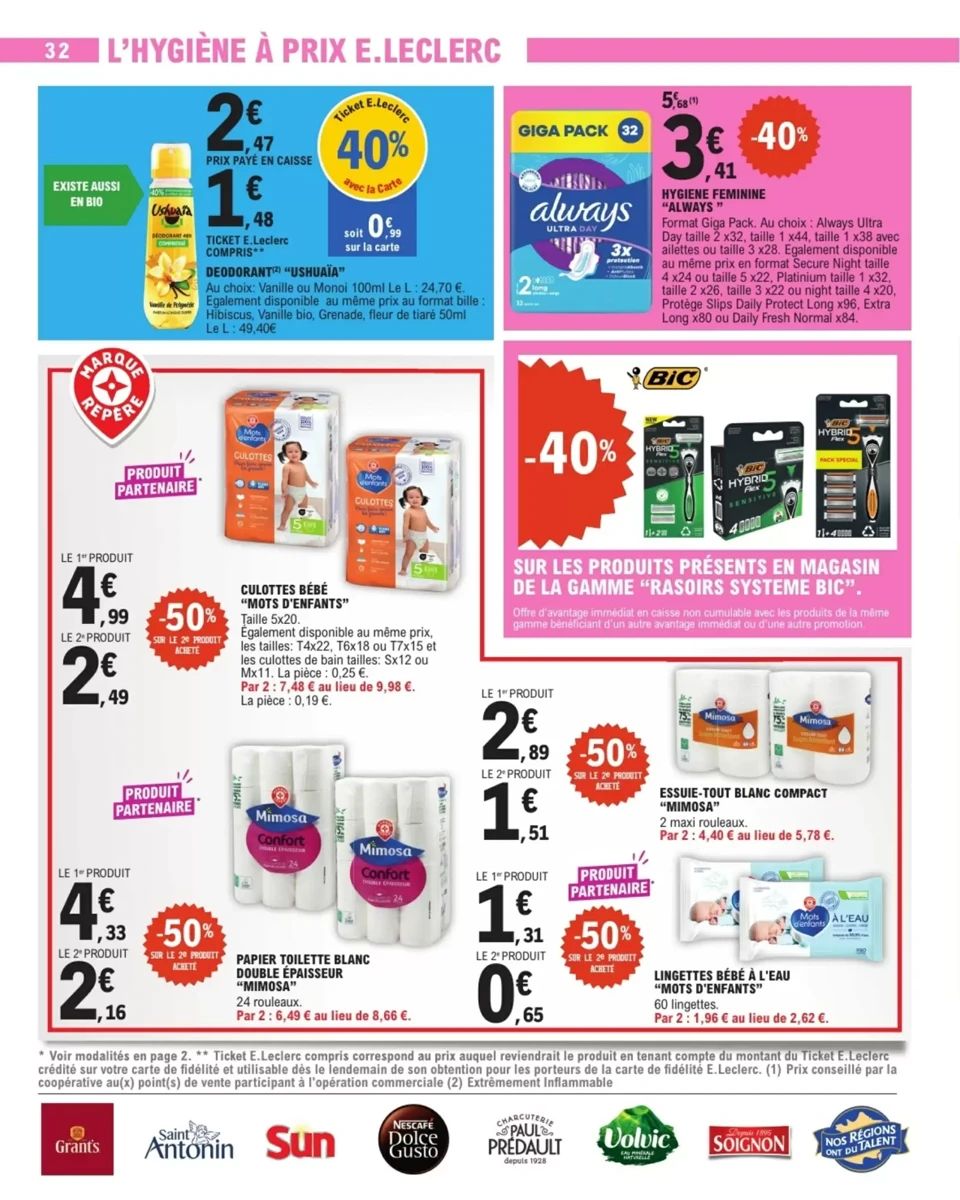 Catalogue E.Leclerc, page 32 sur 40