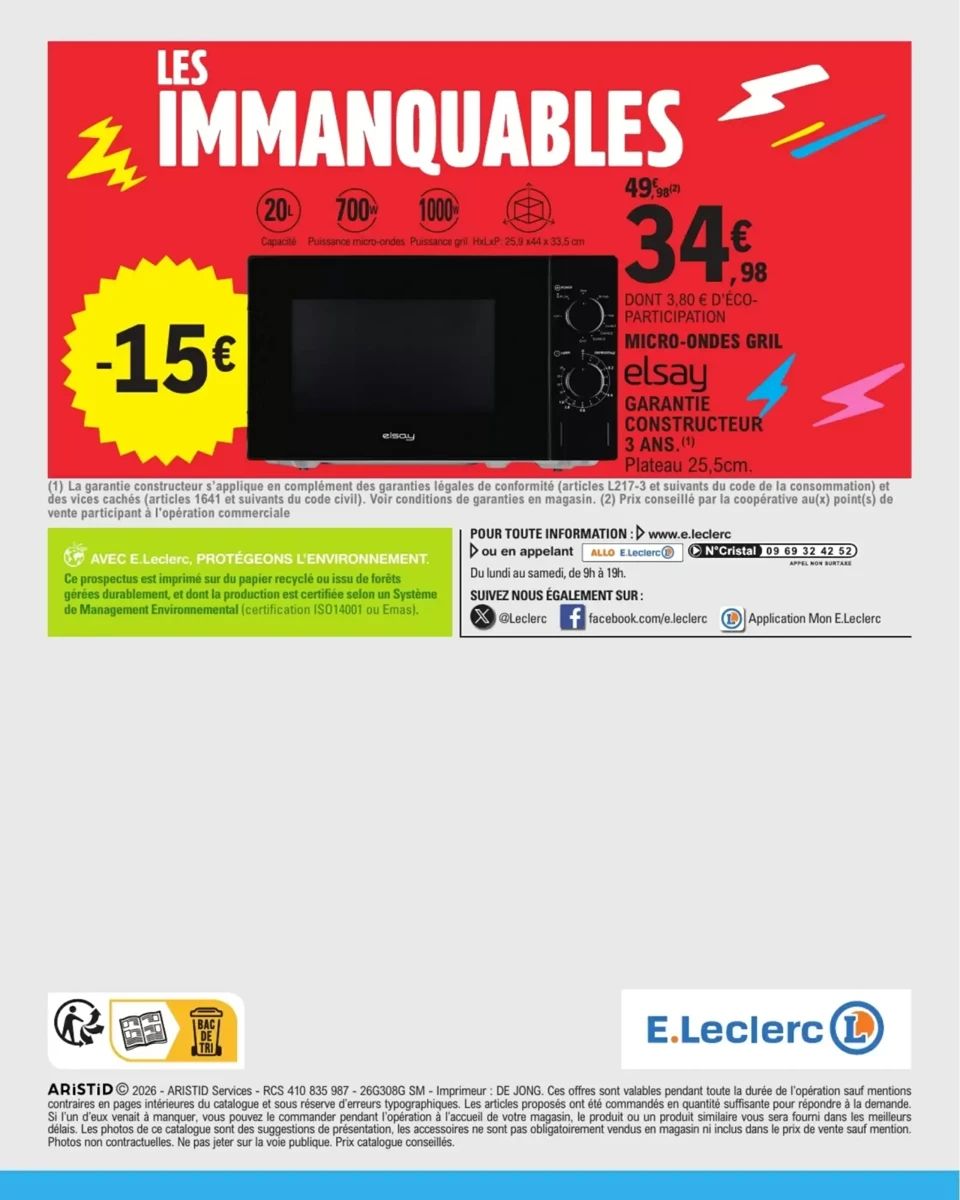 Catalogue E.Leclerc, page 40 sur 40