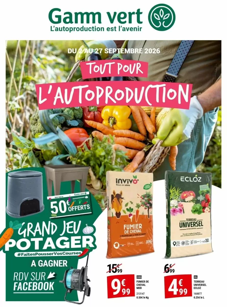 Catalogue Gamm Vert, page 1 sur 8