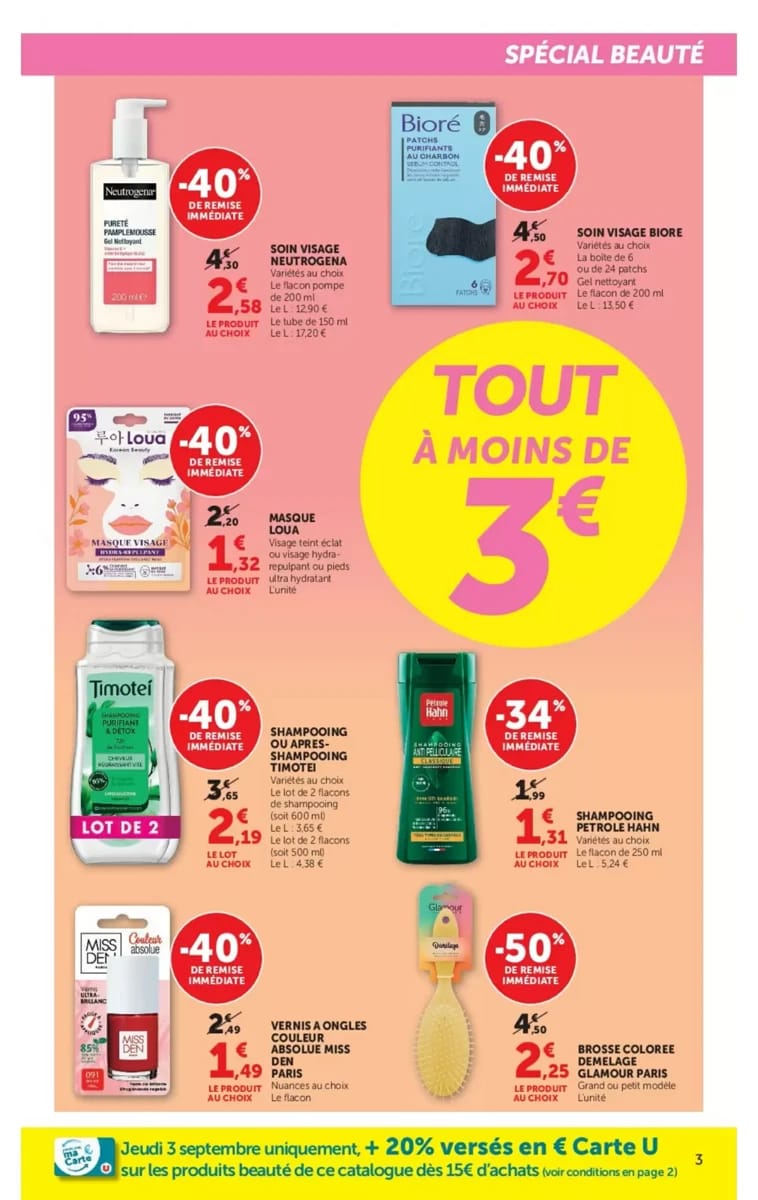 Catalogue Hyper U, page 3 sur 60
