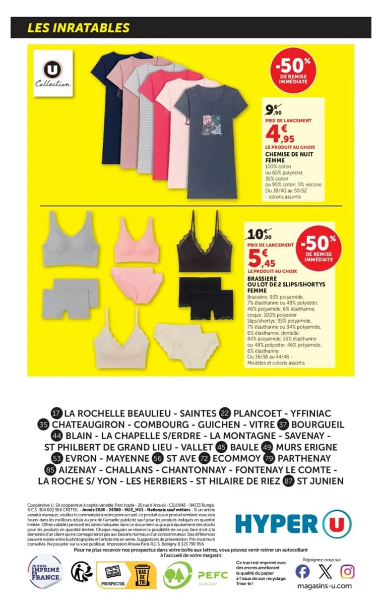 Catalogue Hyper U, page 60 sur 60