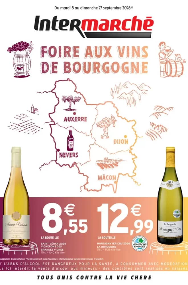 Couverture du catalogue Intermarché, valable 8–27 septembre 2026