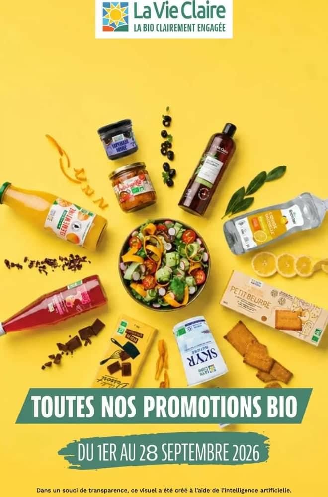 Couverture du catalogue La Vie Claire, valable 1–28 septembre 2026