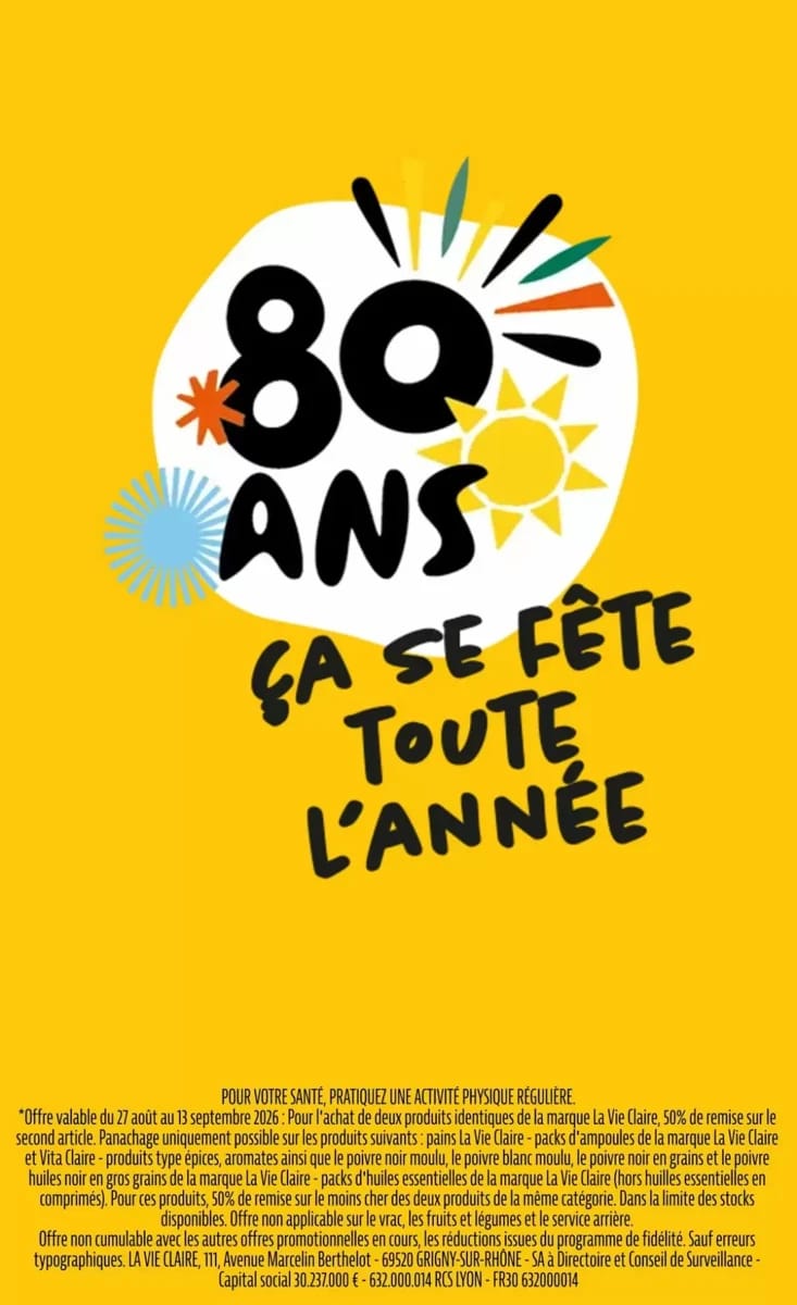 Catalogue La Vie Claire, page 2 sur 74