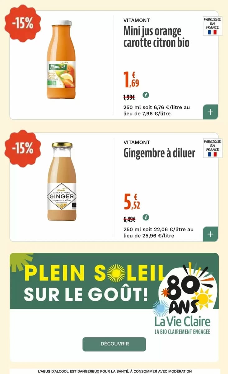 Catalogue La Vie Claire, page 29 sur 74
