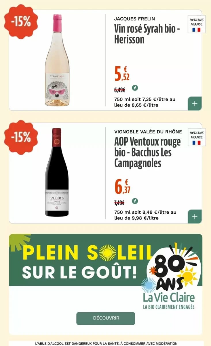 Catalogue La Vie Claire, page 30 sur 74