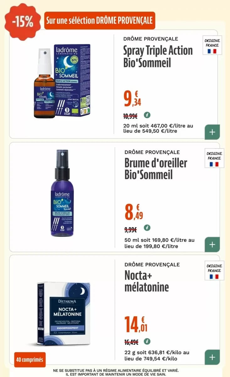 Catalogue La Vie Claire, page 36 sur 74
