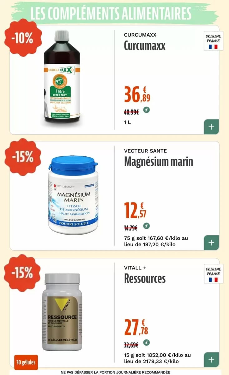Catalogue La Vie Claire, page 40 sur 74