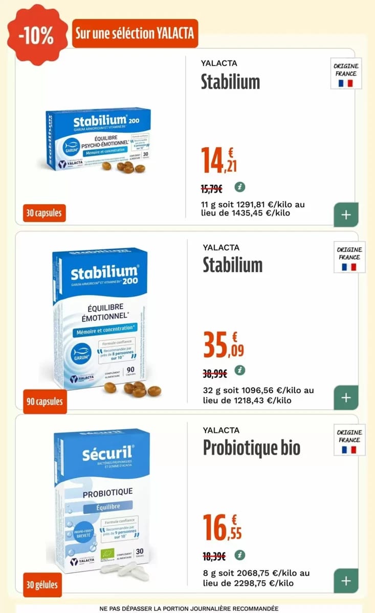 Catalogue La Vie Claire, page 46 sur 74