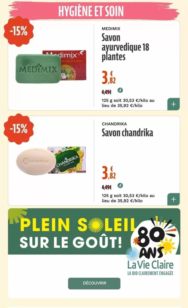 Catalogue La Vie Claire, page 47 sur 74