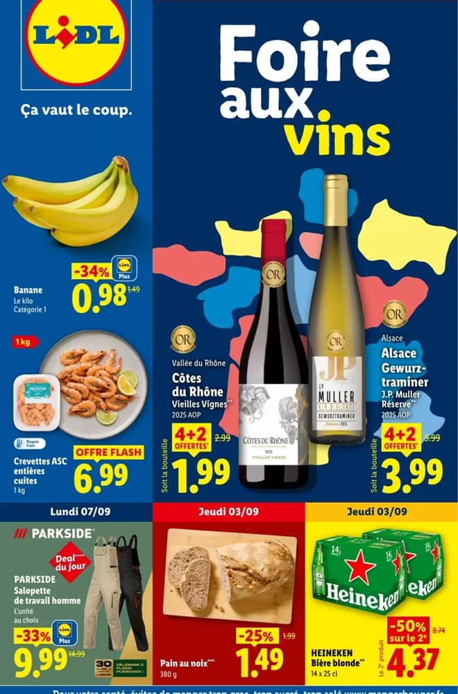 Couverture du catalogue Lidl, valable 3–9 septembre 2026