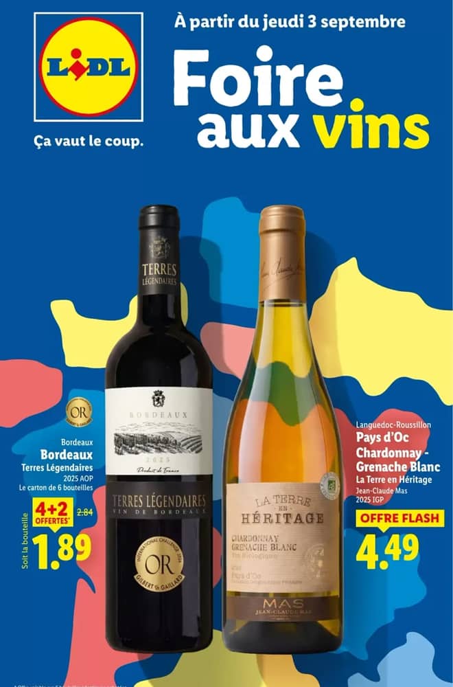 Couverture du catalogue Lidl, valable 3–10 septembre 2026