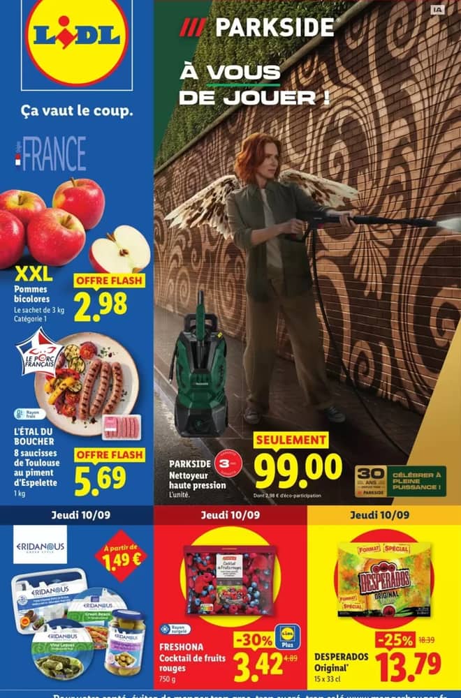 Couverture du catalogue Lidl, valable 3–16 septembre 2026