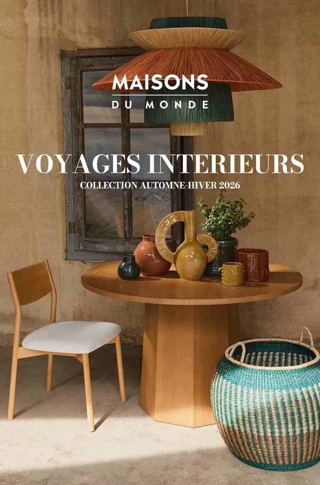 Couverture du catalogue Maisons du Monde, valable 31 août 2026 – 29 septembre 2026