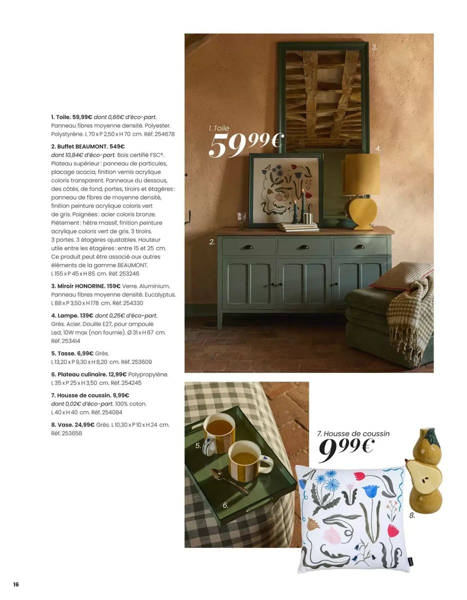 Catalogue Maisons du Monde, page 16 sur 102