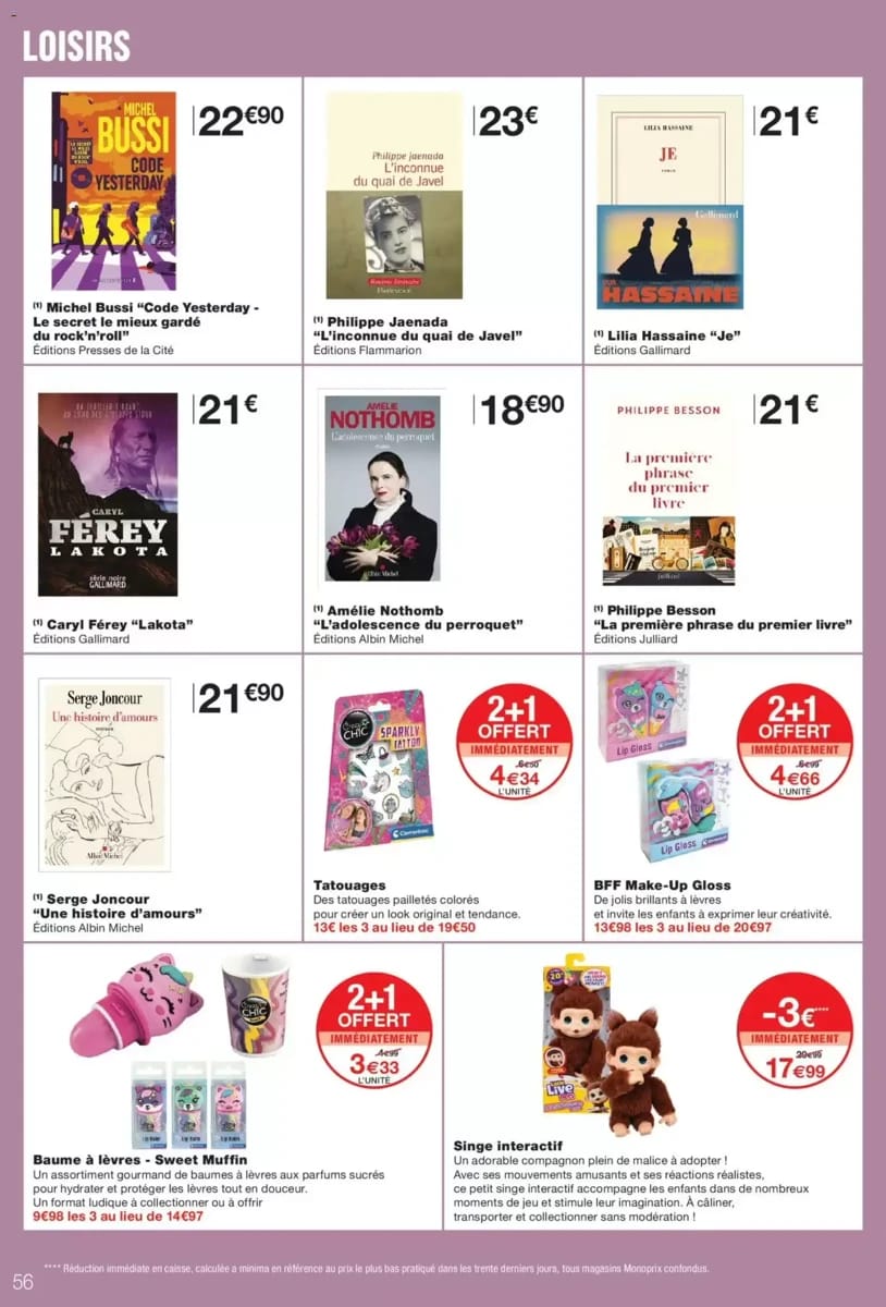 Catalogue Monoprix, page 56 sur 59