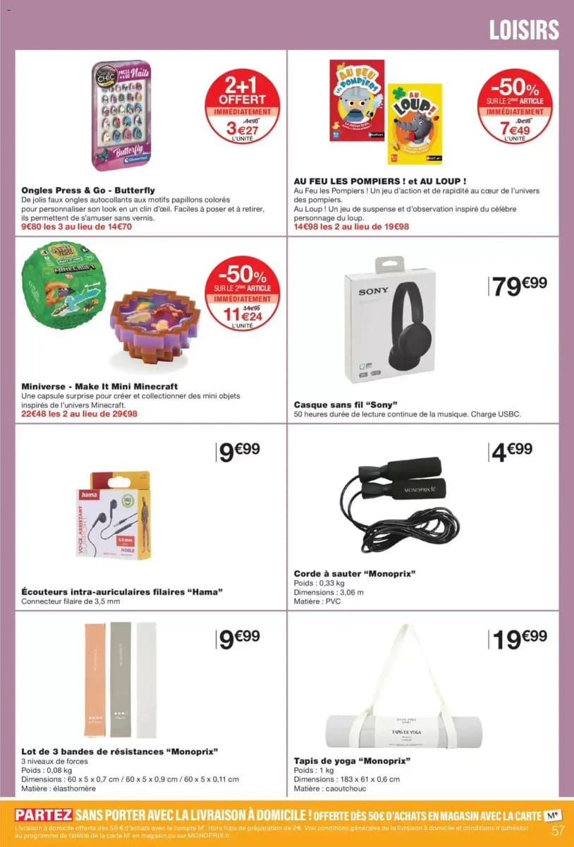 Catalogue Monoprix, page 57 sur 59