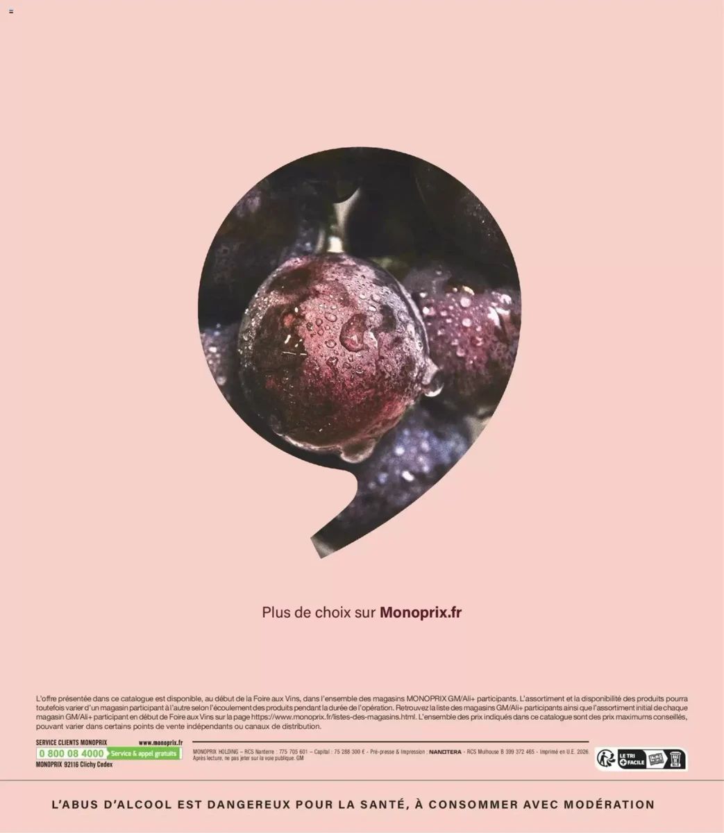 Catalogue Monoprix, page 44 sur 44