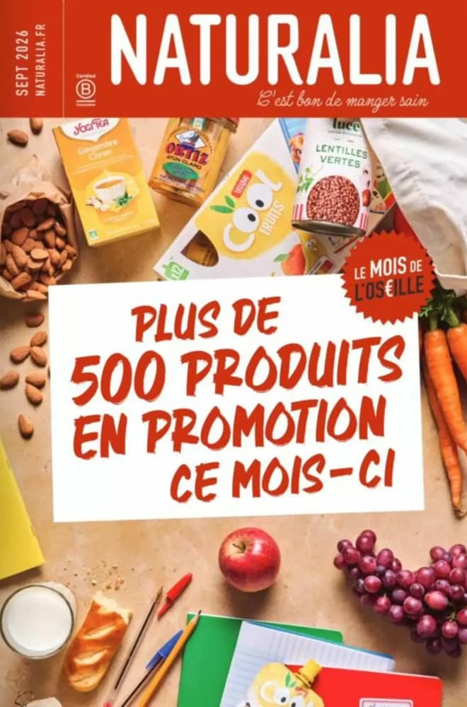 Couverture du catalogue Naturalia, valable 1–30 septembre 2026