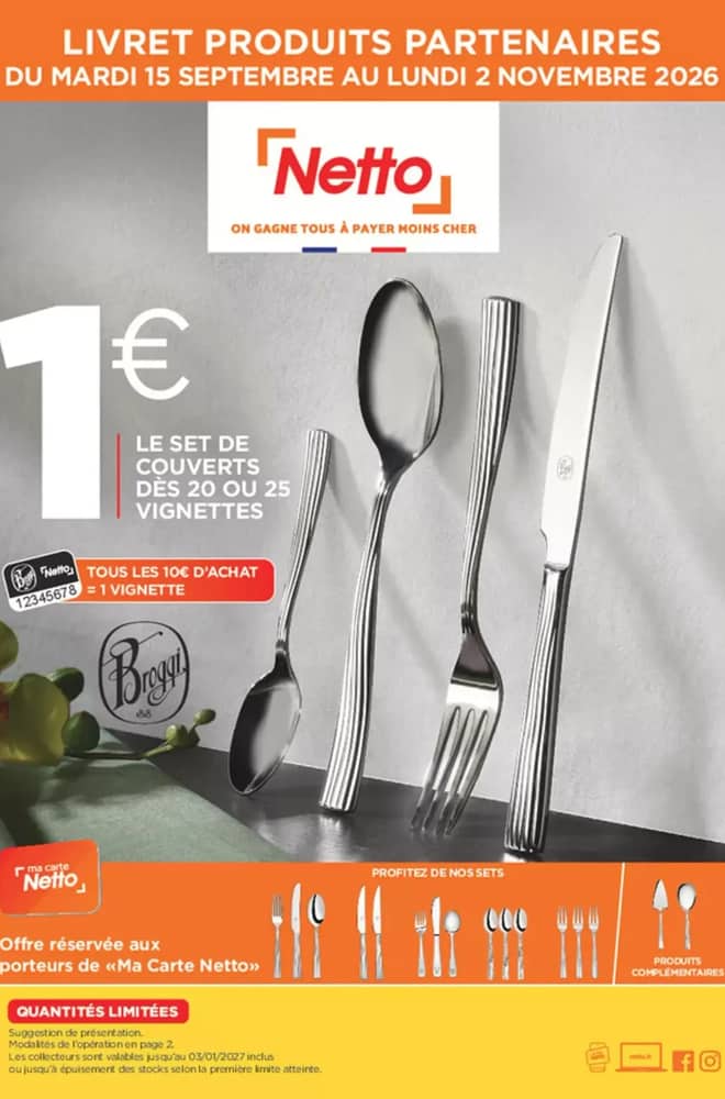 Couverture du catalogue Netto, valable 15 septembre 2026 – 2 novembre 2026