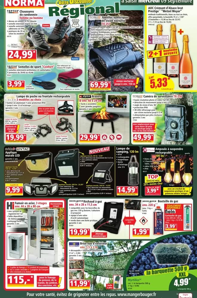 Couverture du catalogue Norma, valable 9–15 septembre 2026
