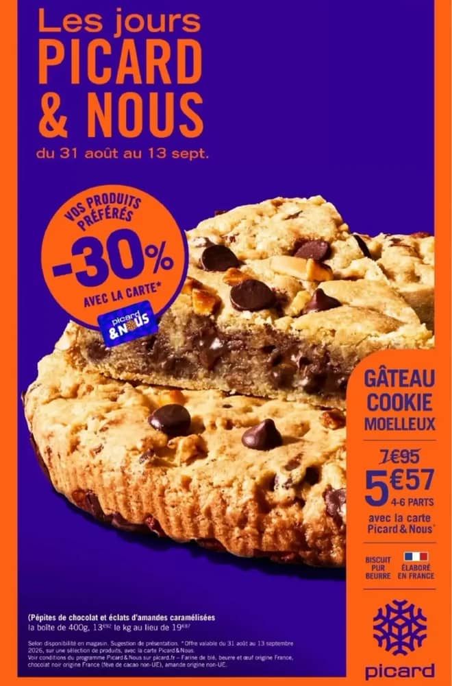 Couverture du catalogue Picard, valable 31 août 2026 – 13 septembre 2026