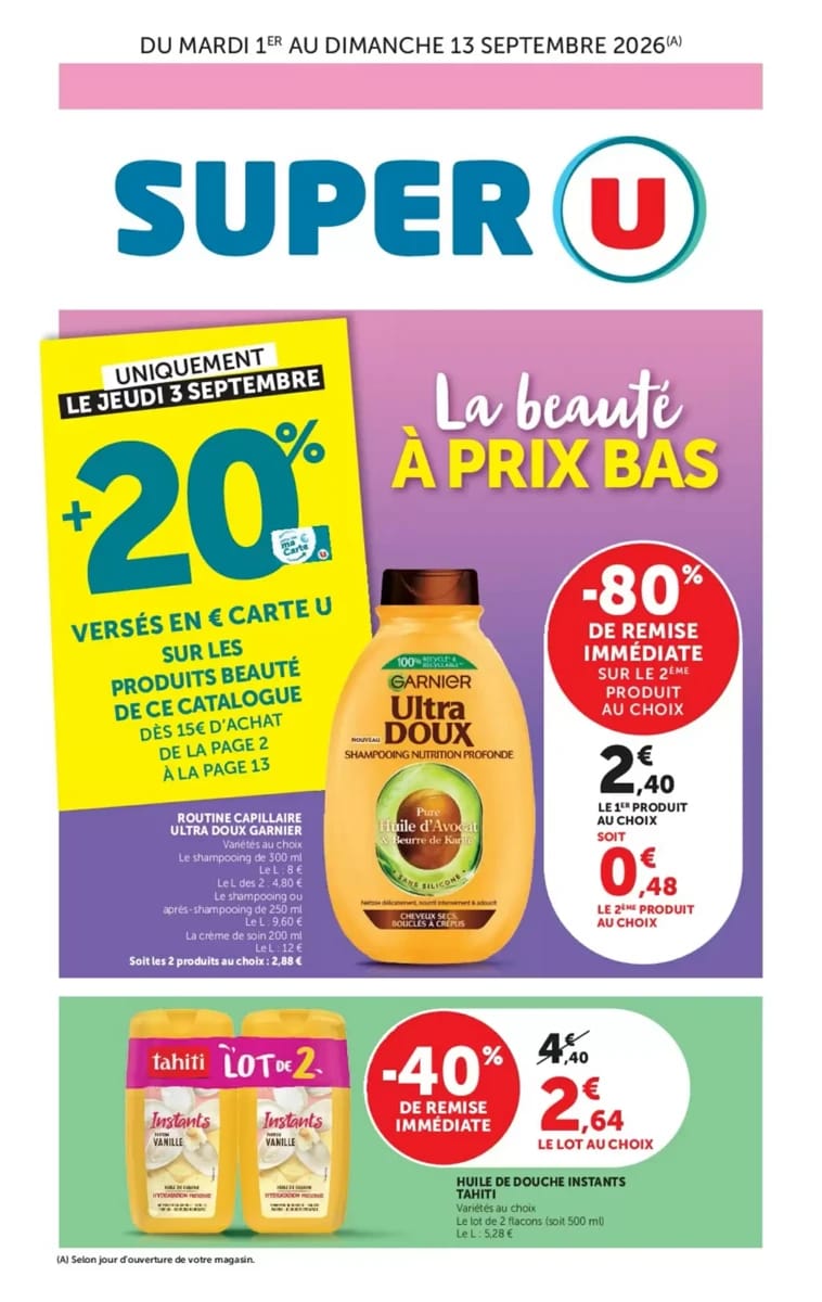 Catalogue Super U, page 1 sur 32