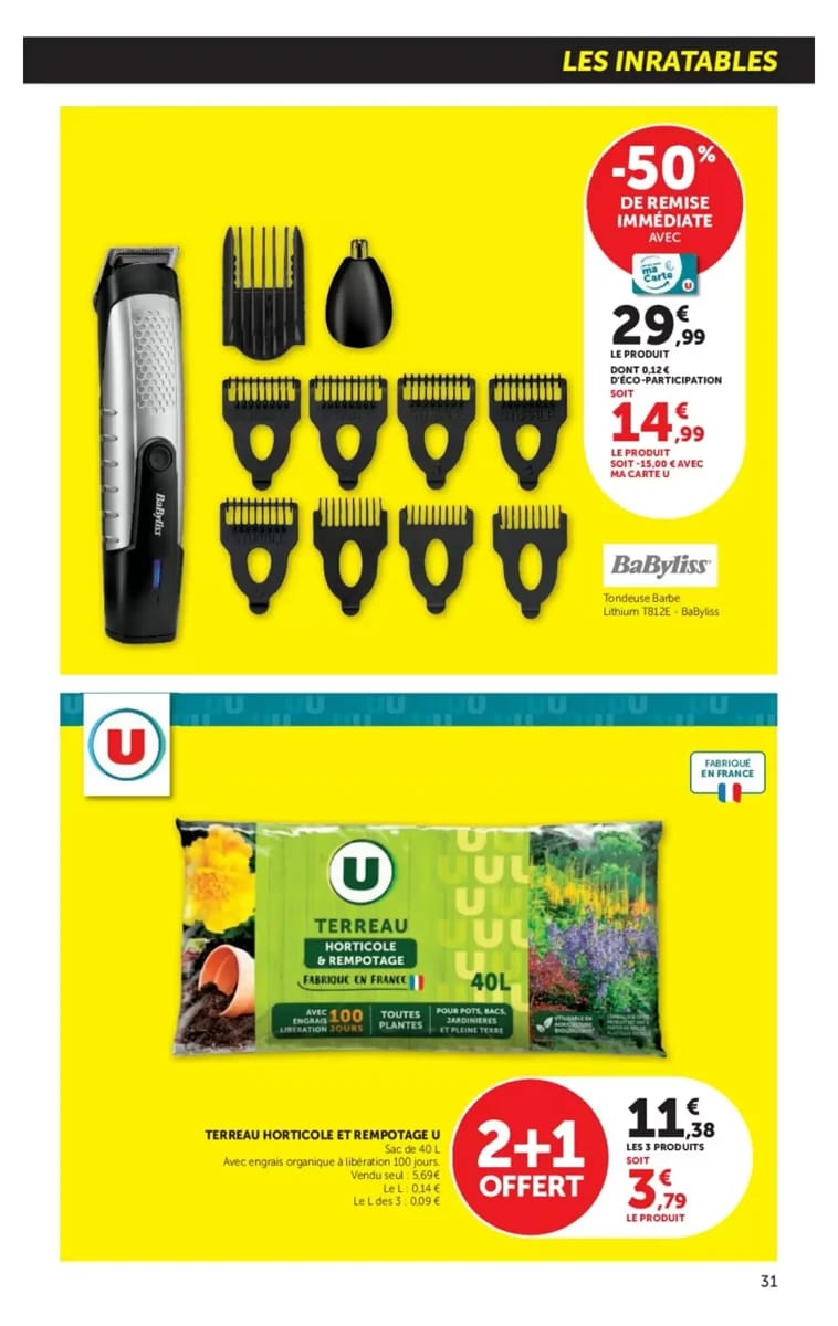 Catalogue Super U, page 31 sur 32