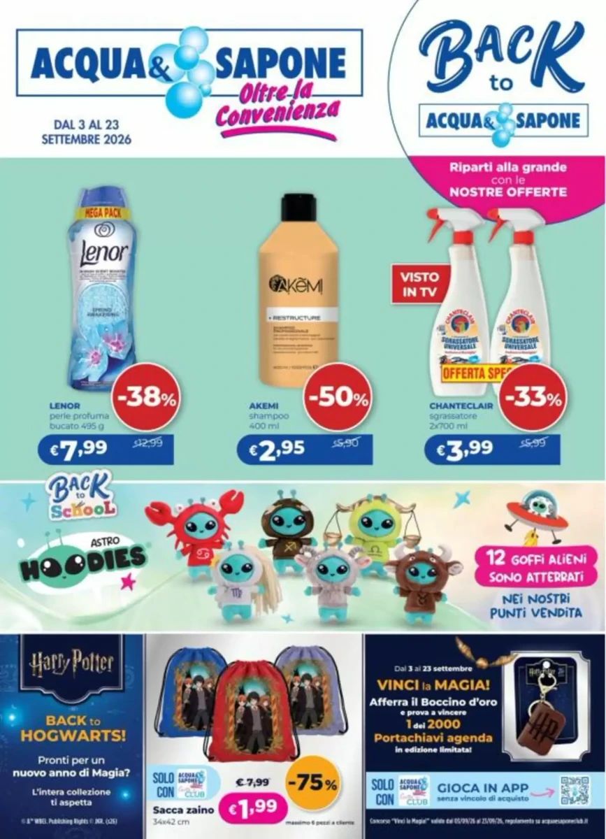 Volantino Acqua & Sapone, pagina 1 di 18