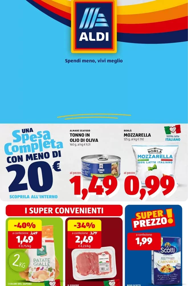 Copertina del volantino Aldi, valido 14–20 settembre 2026