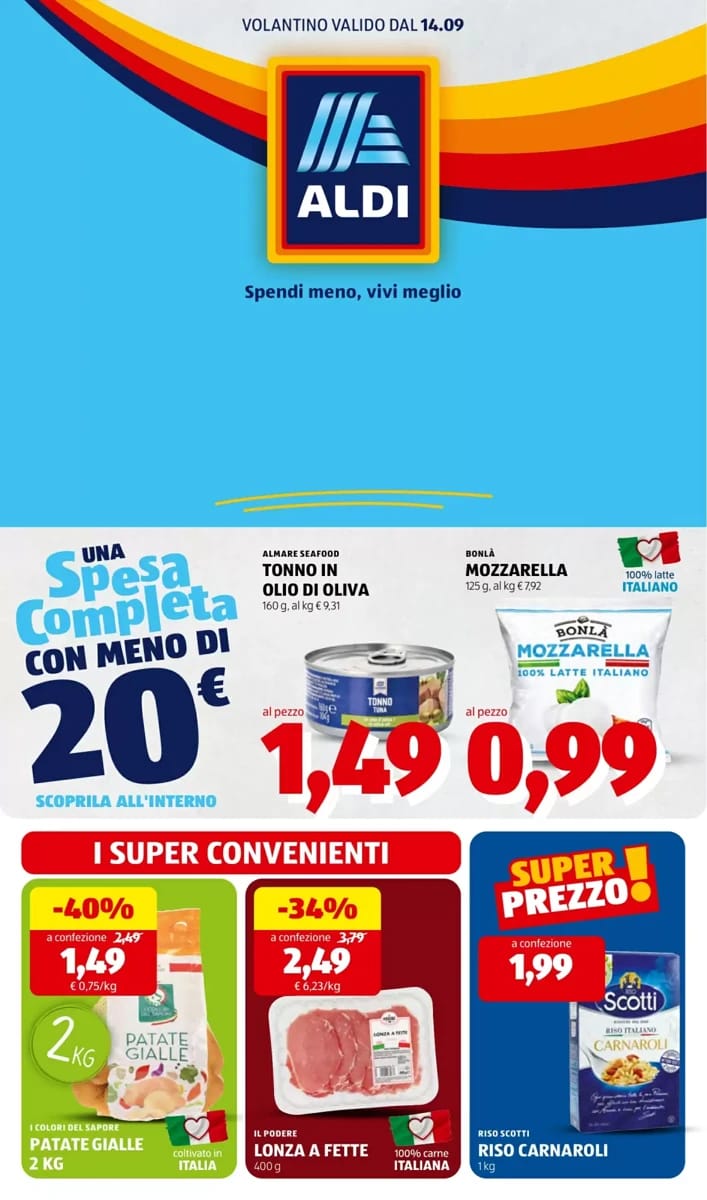 Volantino Aldi, pagina 1 di 34