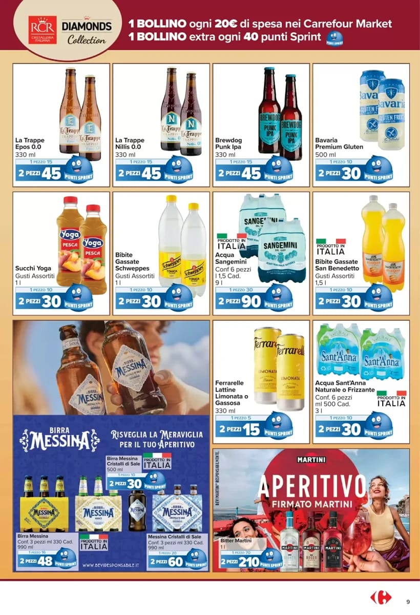 Volantino Carrefour Market, pagina 9 di 20