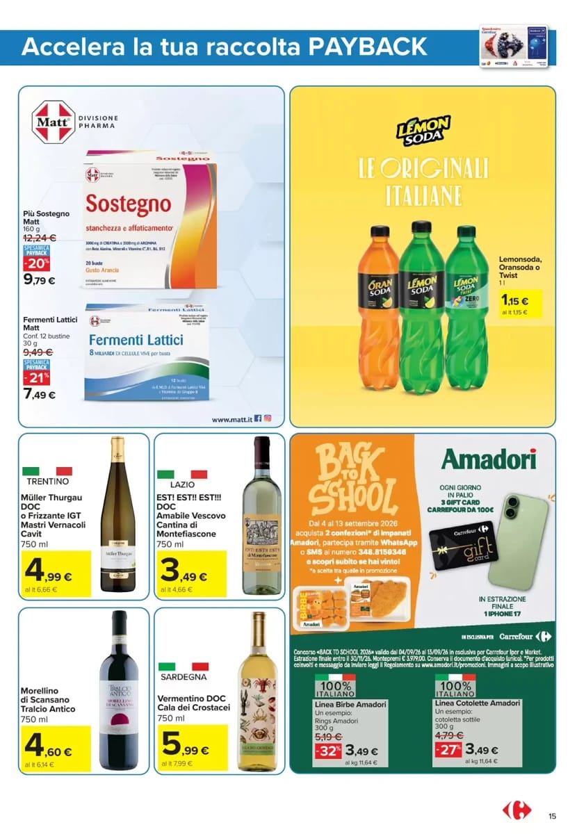 Volantino Carrefour Market, pagina 15 di 20