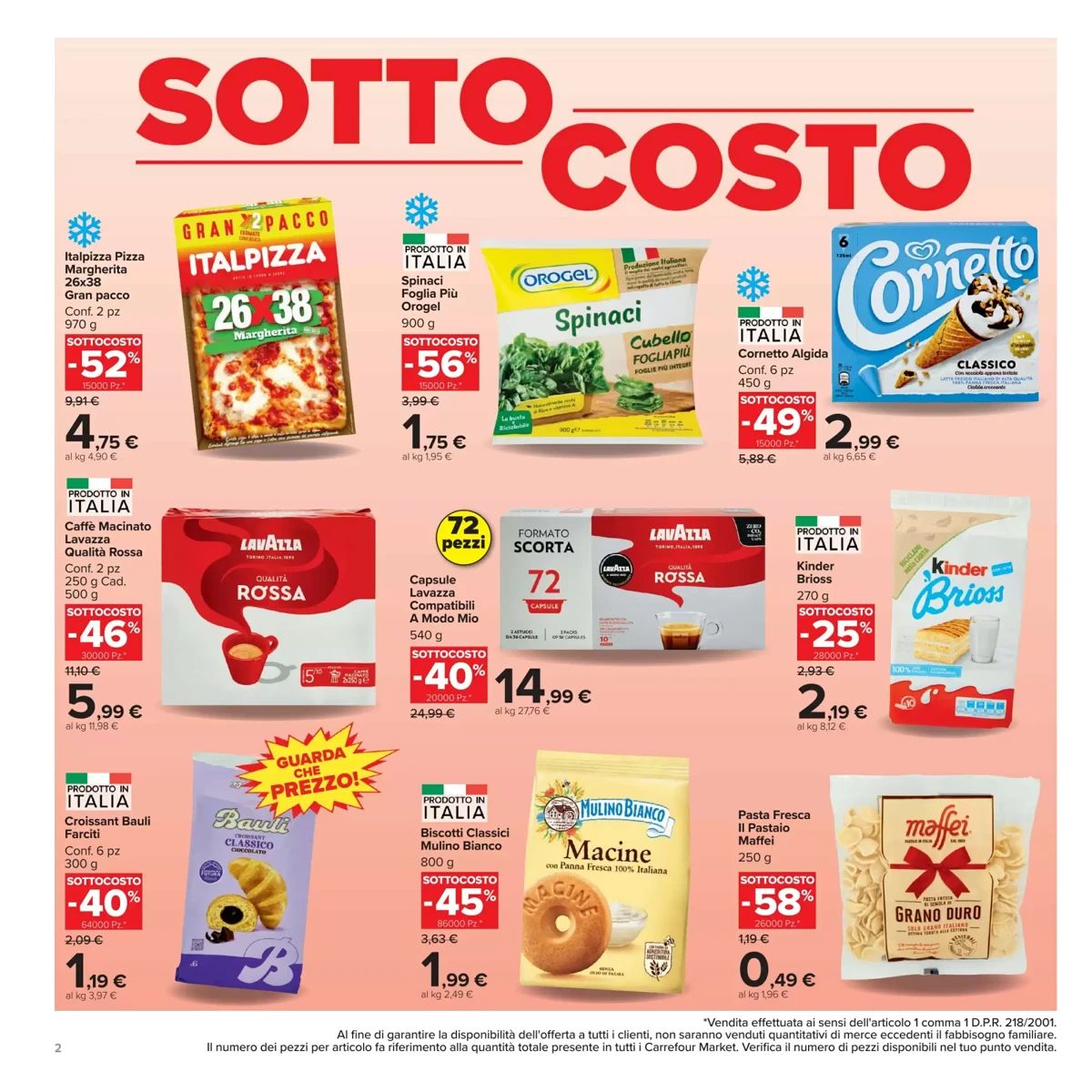Volantino Carrefour Market, pagina 2 di 30