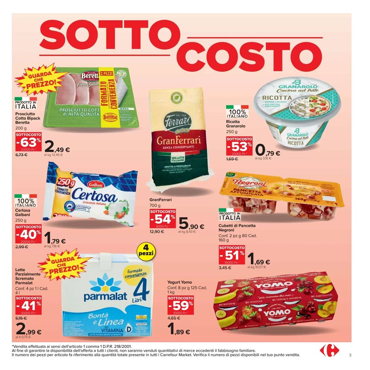 Volantino Carrefour Market, pagina 3 di 30