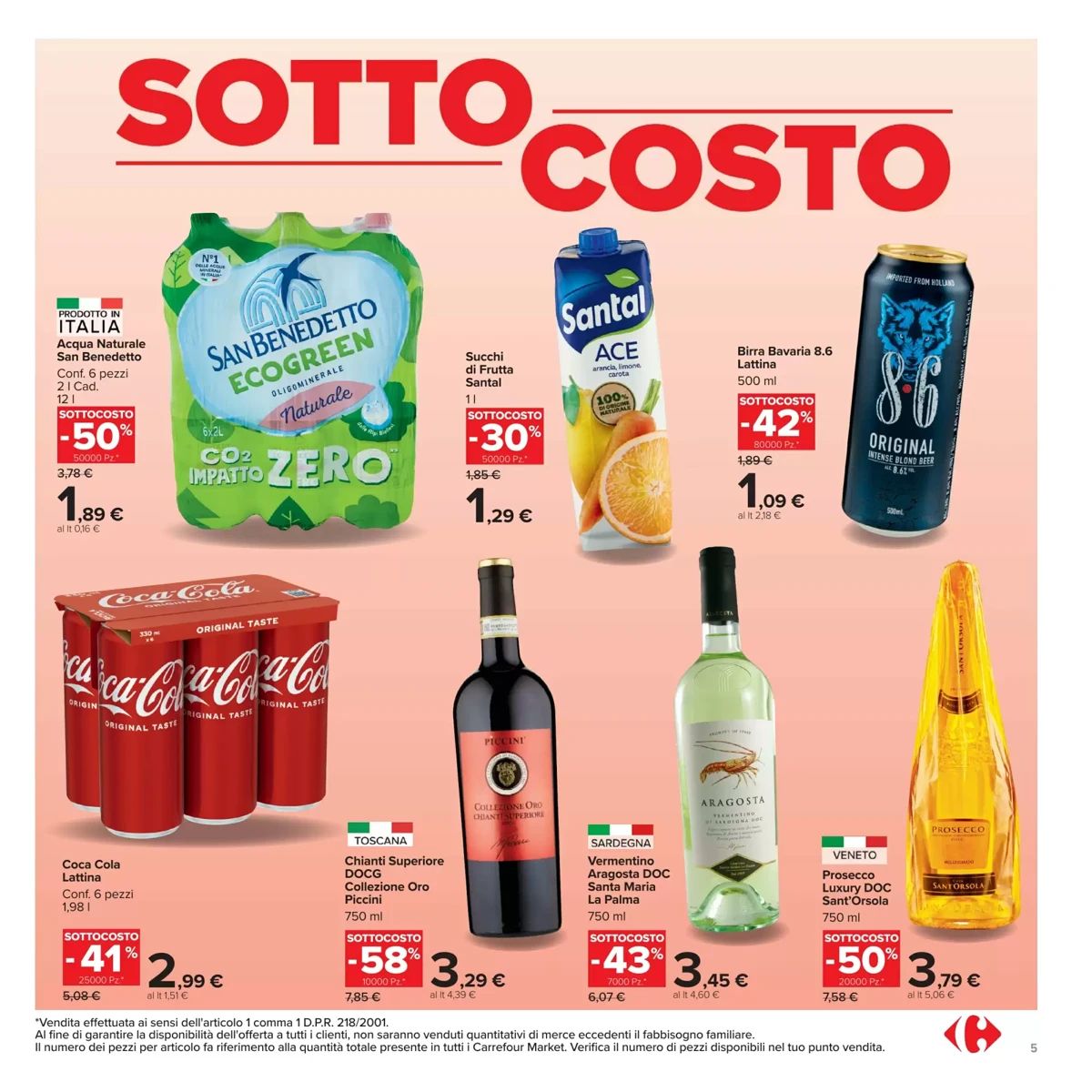 Volantino Carrefour Market, pagina 5 di 30