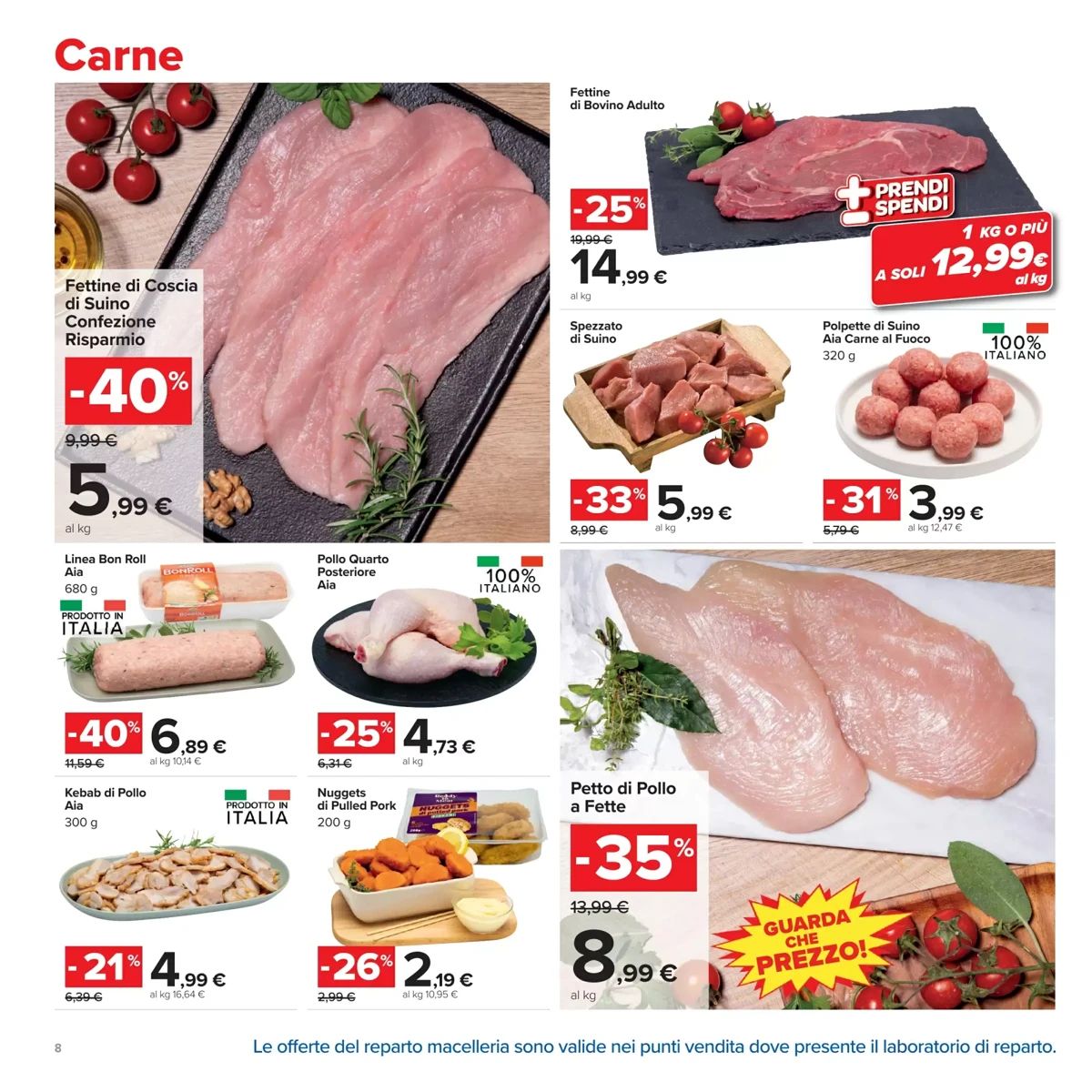 Volantino Carrefour Market, pagina 8 di 30