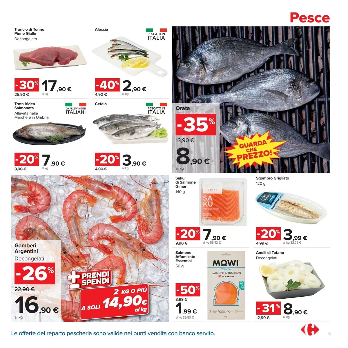 Volantino Carrefour Market, pagina 9 di 30