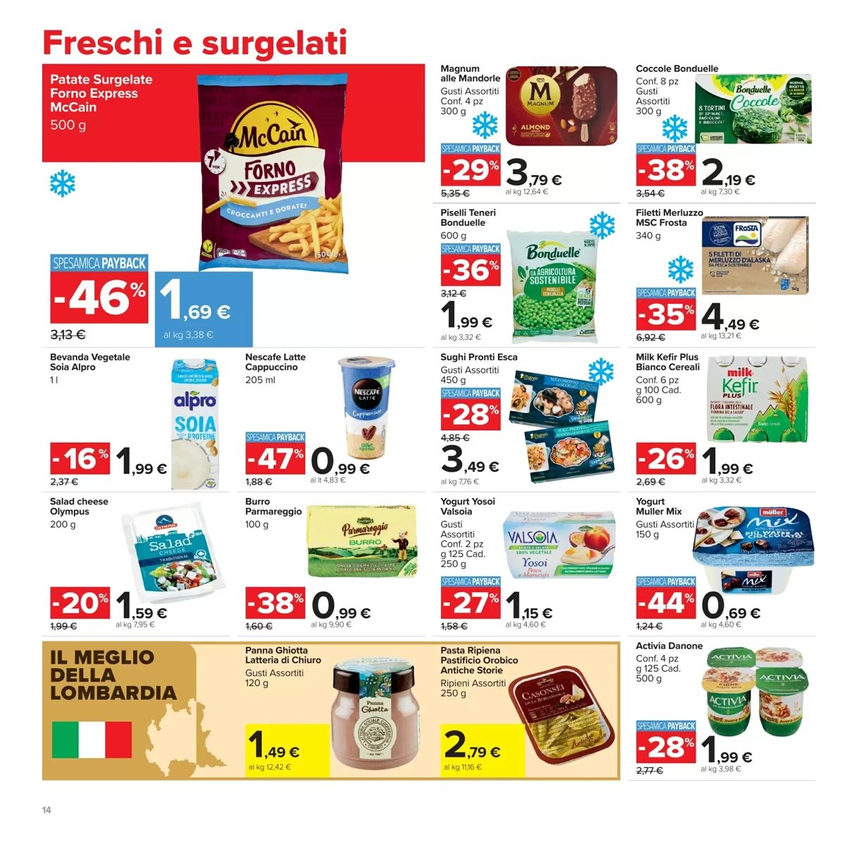 Volantino Carrefour Market, pagina 14 di 30