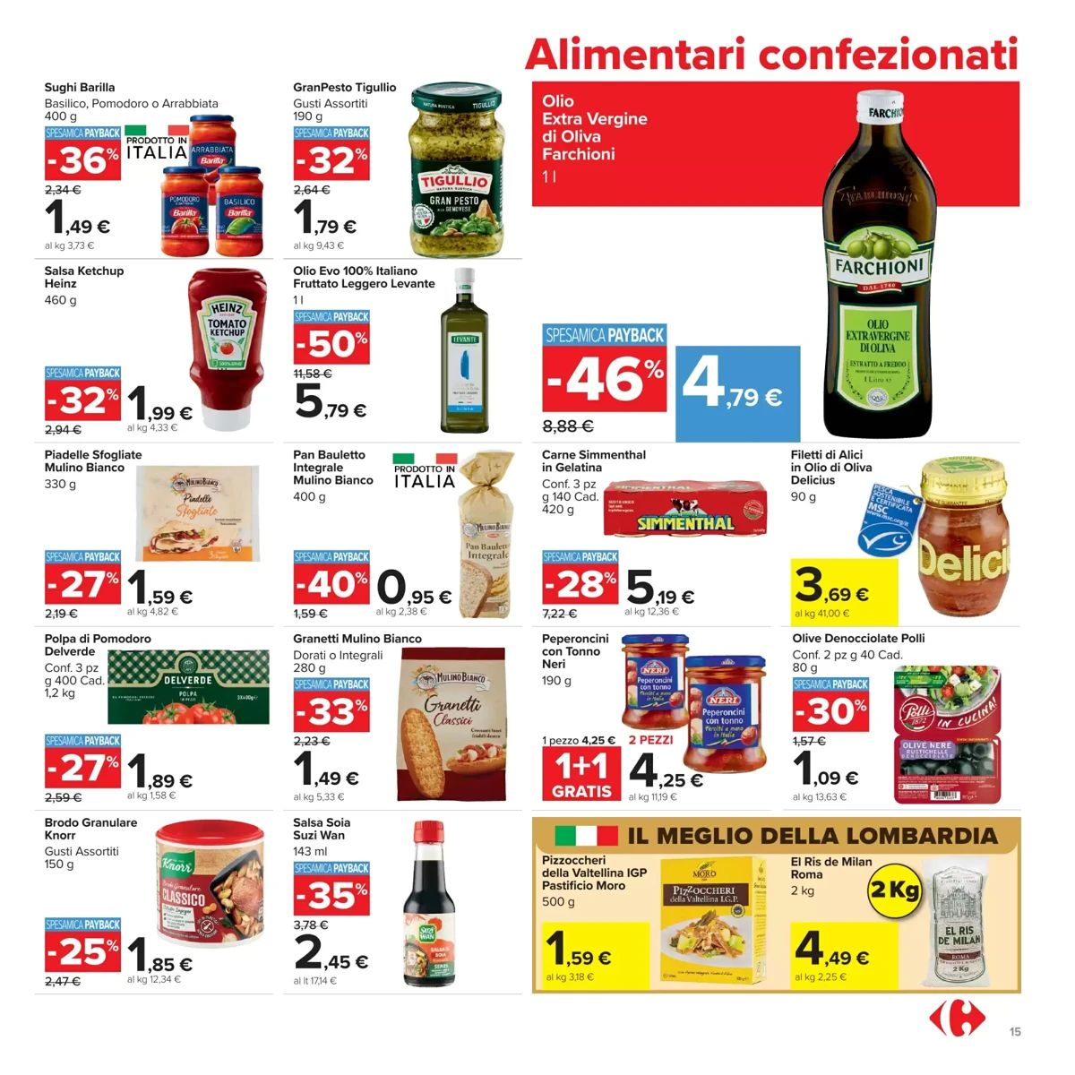 Volantino Carrefour Market, pagina 15 di 30