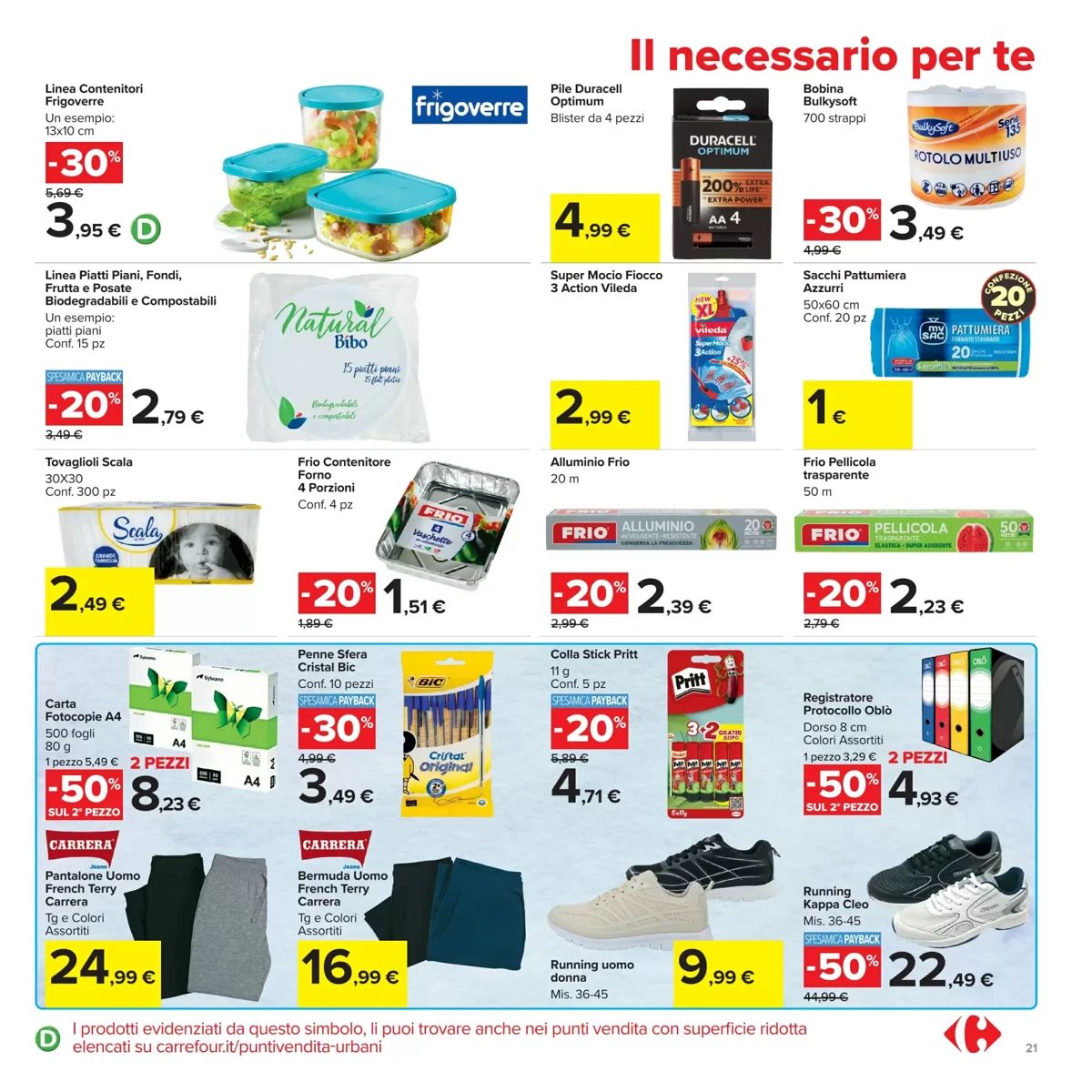 Volantino Carrefour Market, pagina 21 di 30