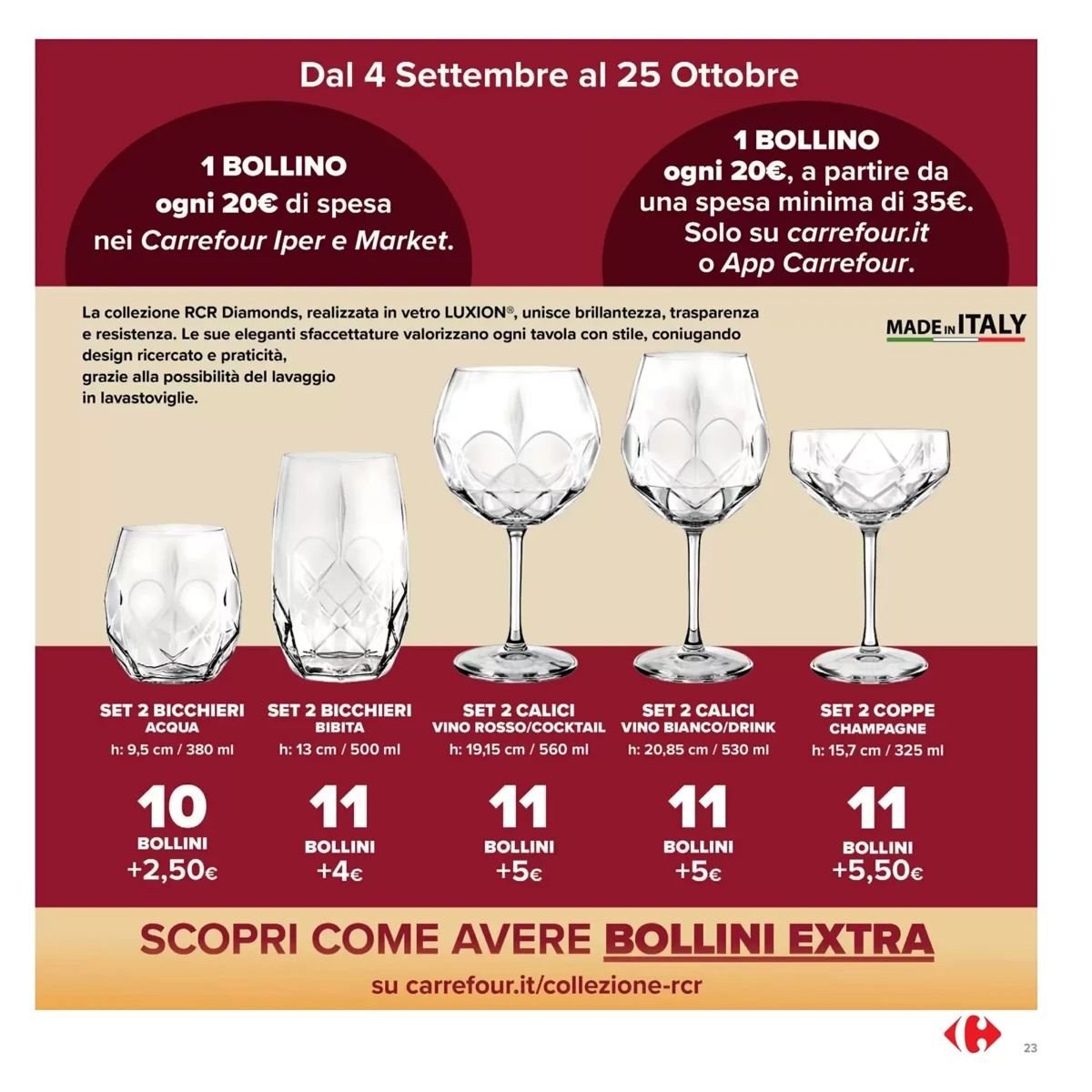Volantino Carrefour Market, pagina 23 di 30