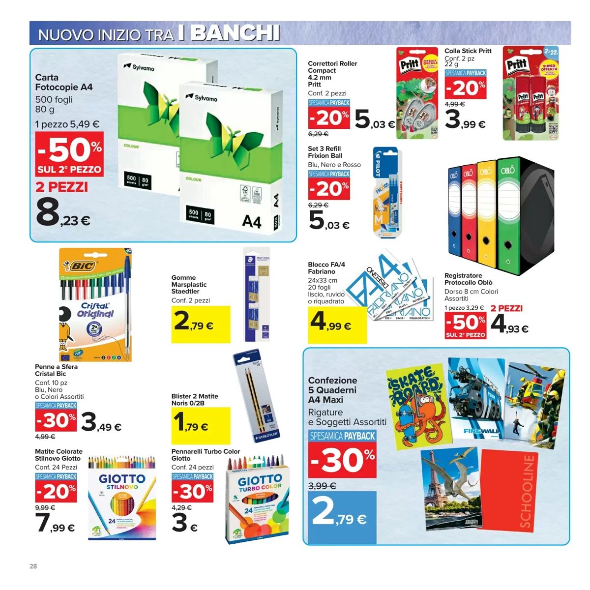 Volantino Carrefour Market, pagina 28 di 30