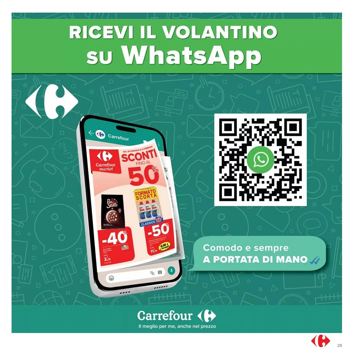 Volantino Carrefour Market, pagina 29 di 30