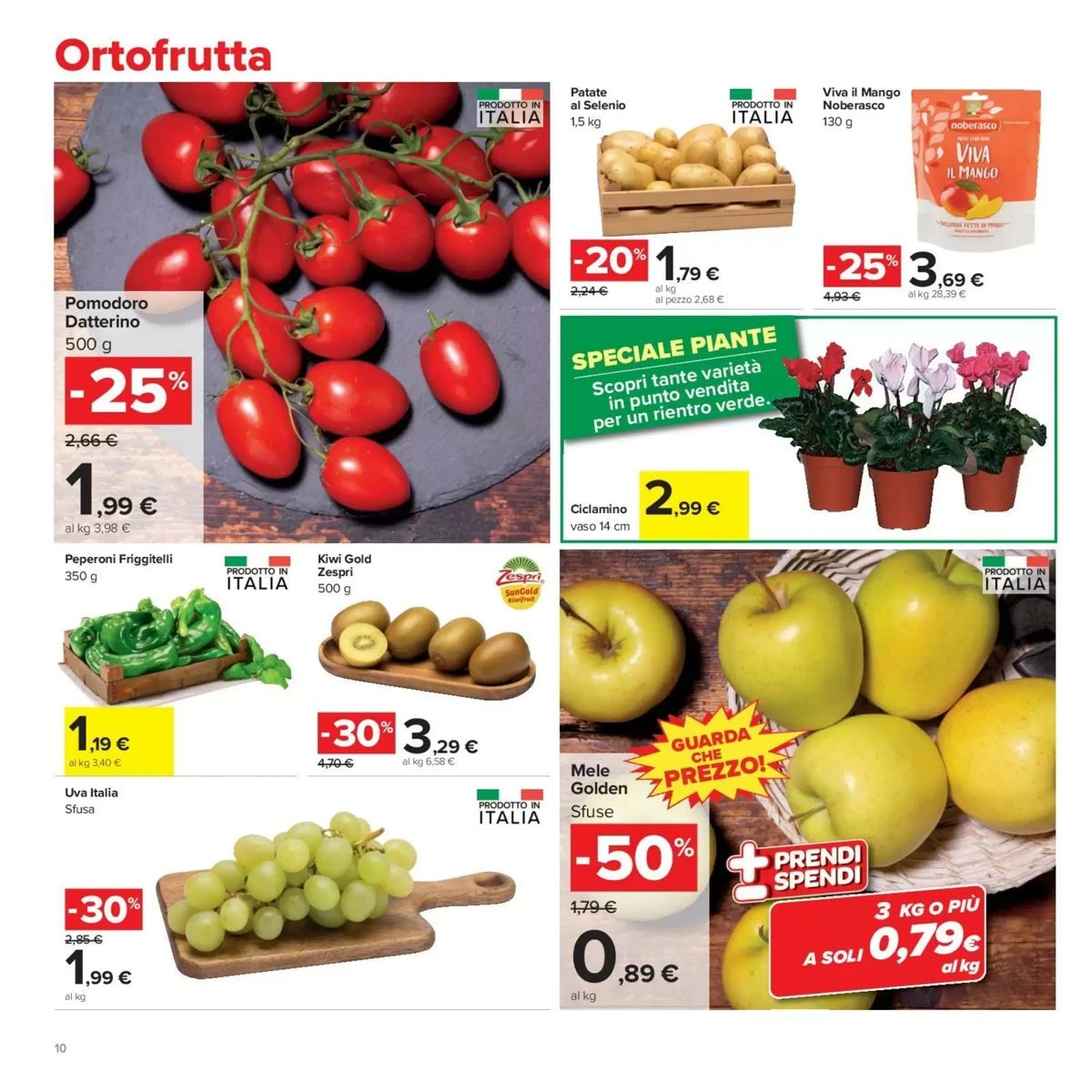 Volantino Carrefour Market, pagina 10 di 30