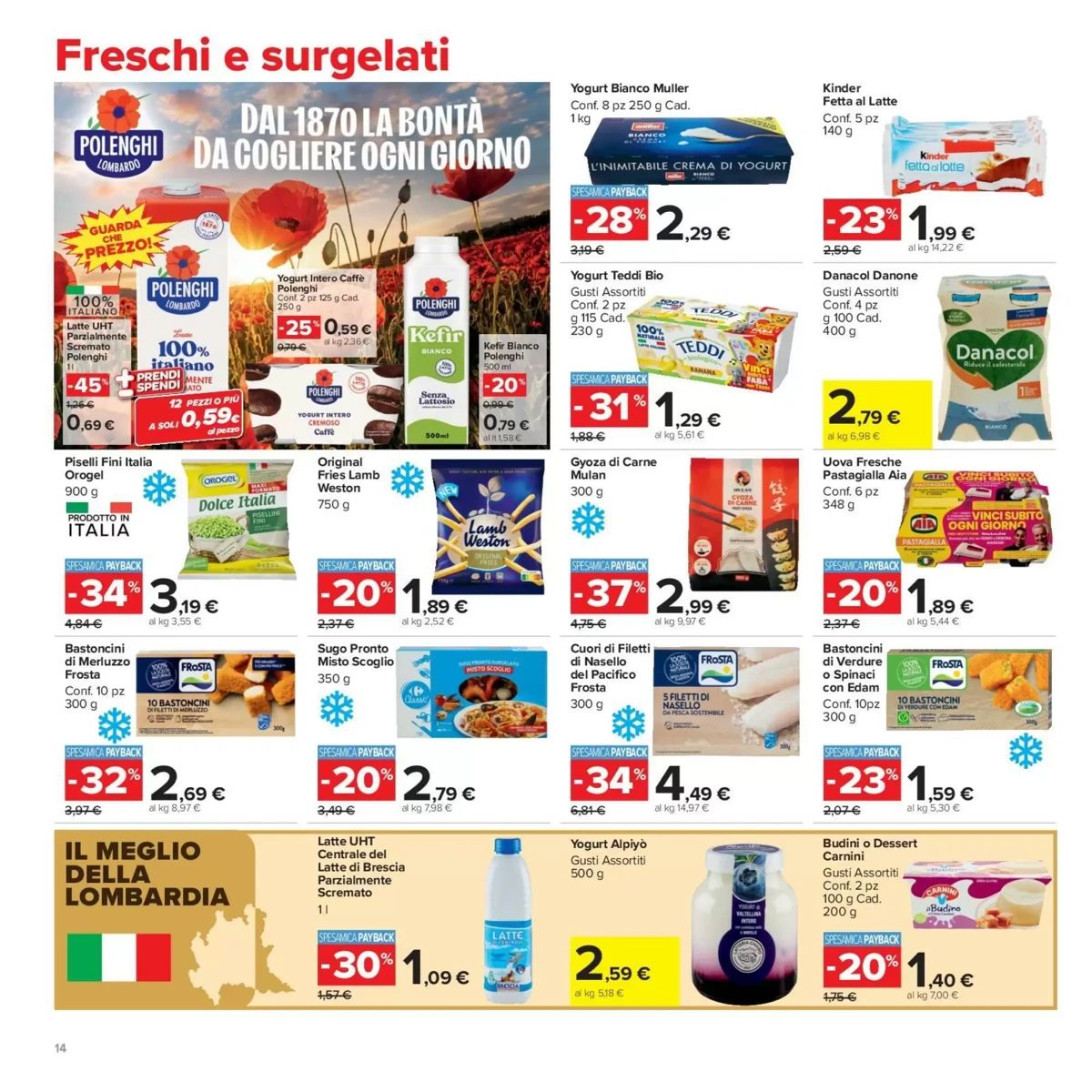 Volantino Carrefour Market, pagina 14 di 30