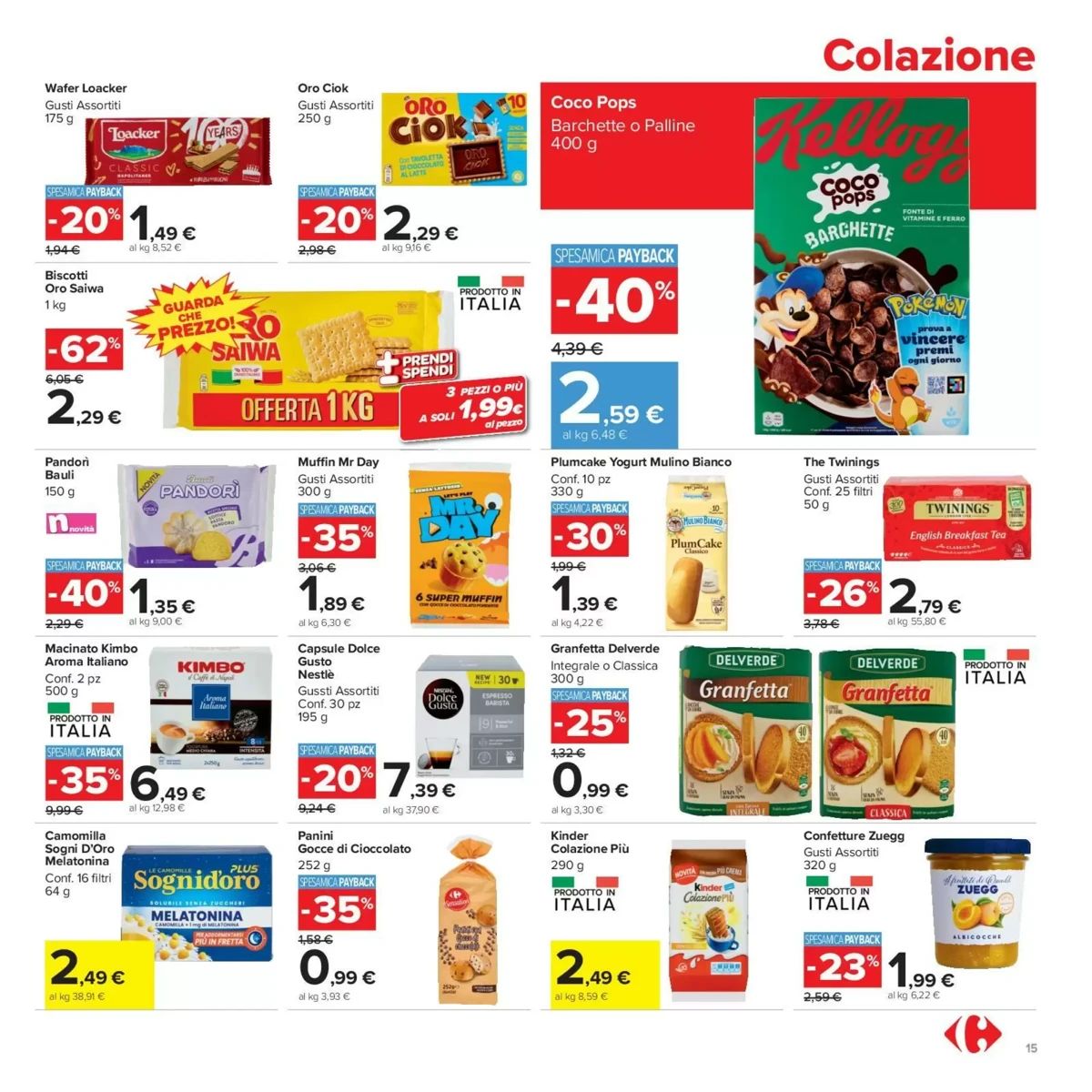 Volantino Carrefour Market, pagina 15 di 30